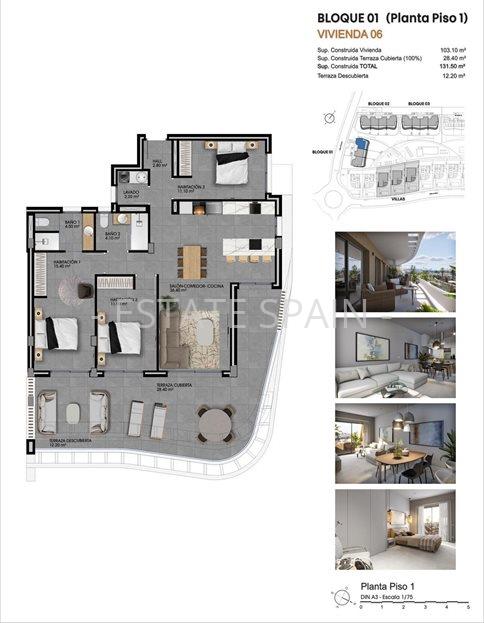 Апартаменты в Финестрате 103 м2 №ART2629B1163  - Продажа - 18 large