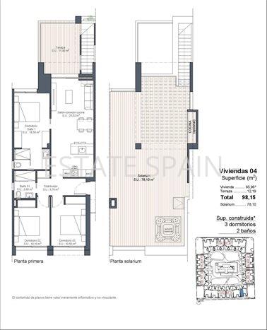 Бунгало в Сьюдад-Кесада 85 м2 №BL2511142F44E  - Продажа - 23 preview