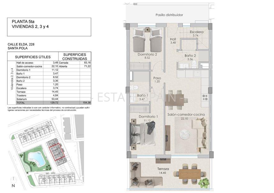 Апартаменты в Санта-Поле 146 м2 №ART2510102CDFC  - Продажа - 7 large