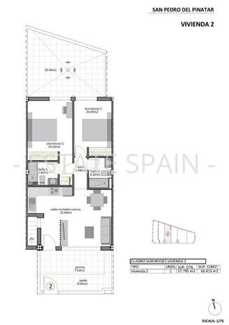 Бунгало в Сан-Педро-дель-Пинатар 66 м2 №BL25917B04F0  - Продажа - 6 preview