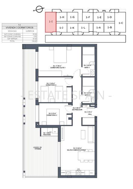 Апартаменты в Бенихофаре 91 м2 №ART251094C047  - Продажа - 14 large