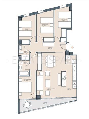 Апартаменты в Аликанте 129 м2 №ART2311151DC2A  - Продажа - 6 preview