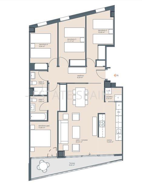 Апартаменты в Аликанте 129 м2 №ART2311151DC2A  - Продажа - 6 large