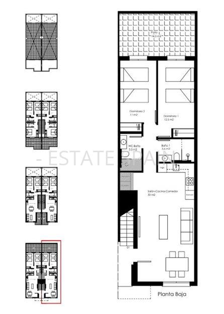 Апартаменты в Торре де ла Орададе 76 м2 №ART25235DD8C  - Продажа - 4 large