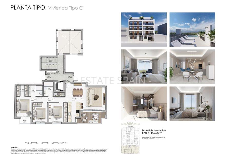 Апартаменты в Гуардамар-дель-Сегура 116 м2 №ART26197CD29  - Продажа - 14 large