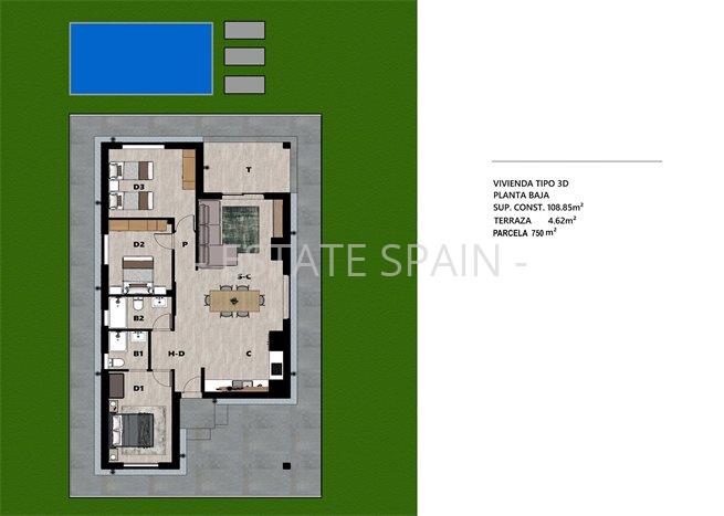 Вилла в Мораталья 108 м2 №VL25917D36AD  - Продажа - 9 preview