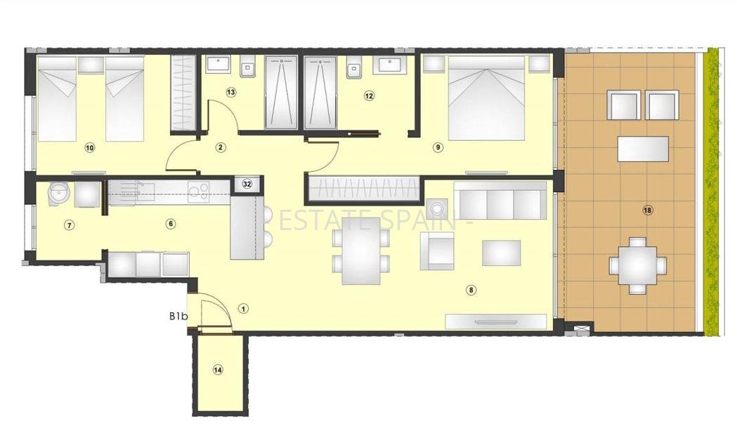 Апартаменты в Эстепоне 110 м2 №ART2451562921  - Продажа - 13 large