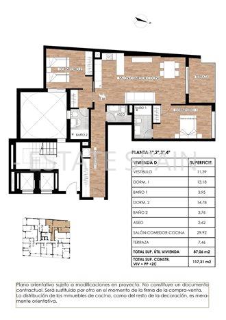 Апартаменты в Торревьехе 117 м2 №ART261303A44F  - Продажа - 33 preview