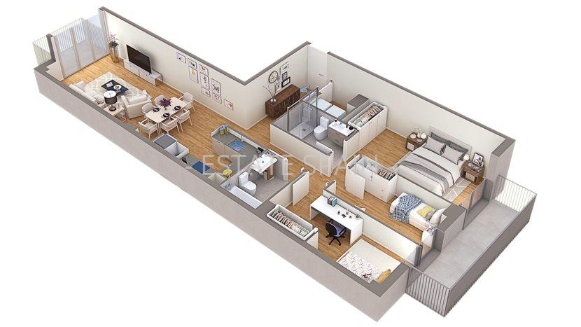 Квартира в Барселоне 78 м2 №ART23823B4D1A  - Продажа - 9 preview