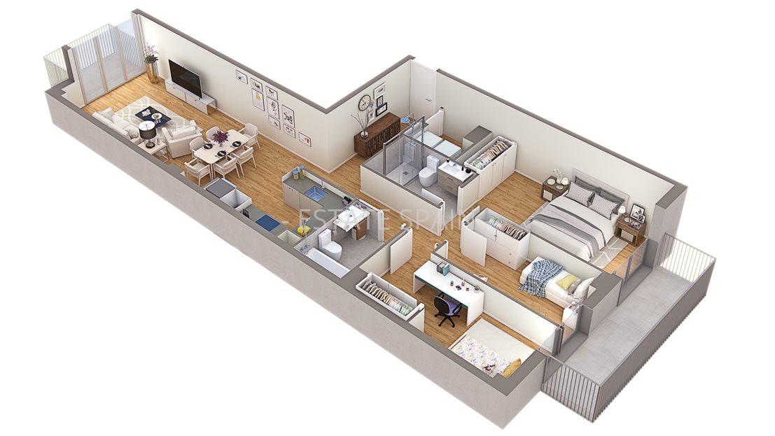 Квартира в Барселоне 78 м2 №ART23823B4D1A  - Продажа - 9 large