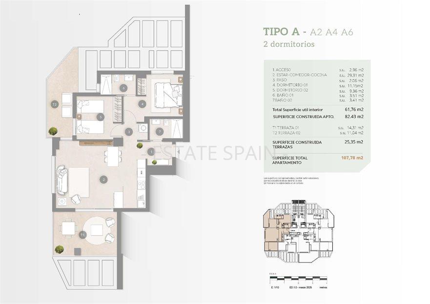 Апартаменты в Кальпе 82 м2 №ART251010EE492  - Продажа - 10 large