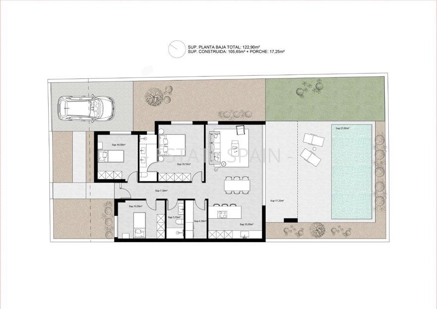 Вилла в Мурсии 105 м2 №VL25111436981  - Продажа - 26 large