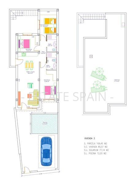 Вилла в Сан-Хавьере 85 м2 №VL25102A38EC  - Продажа - 9 large