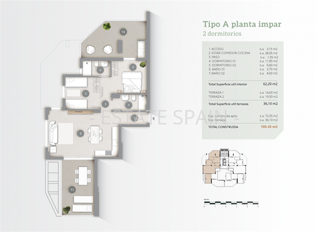 Апартаменты в Кальпе 115 м2 №ART25349C7C9  - Продажа - 19 preview