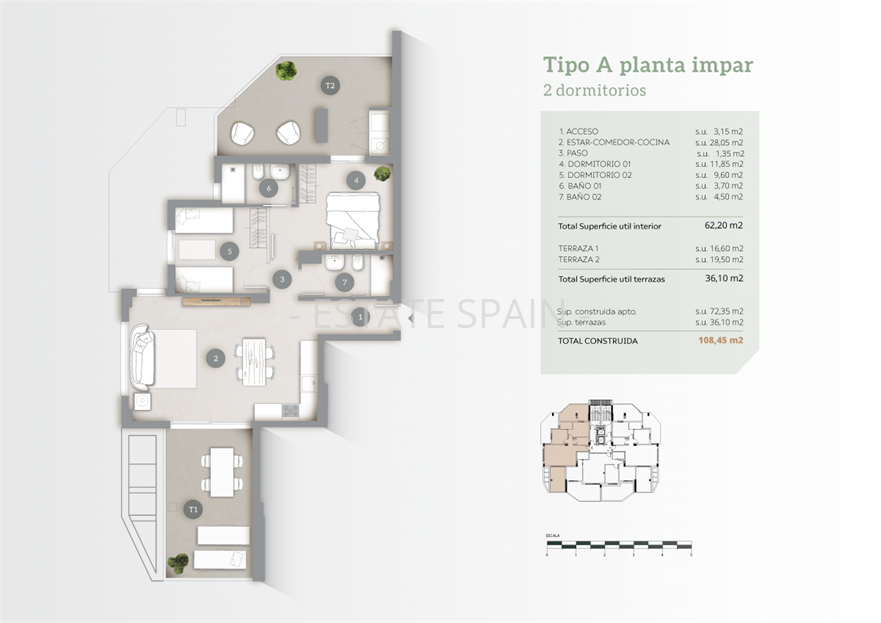 Апартаменты в Кальпе 115 м2 №ART25349C7C9  - Продажа - 19 large