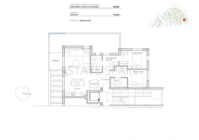 Апартаменты в Торре-Пачеко 88 м2 №ART2510294A8D  - Продажа - 20 preview