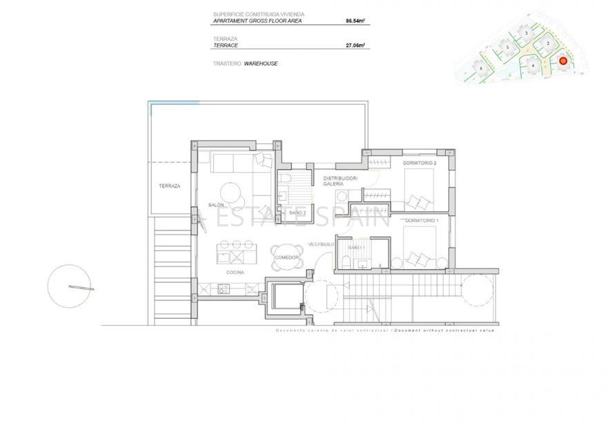 Апартаменты в Торре-Пачеко 88 м2 №ART2510294A8D  - Продажа - 20 large