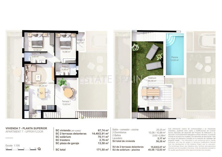 Бунгало в Сан-Педро-дель-Пинатар 67 м2 №BL259177D150  - Продажа - 19 large