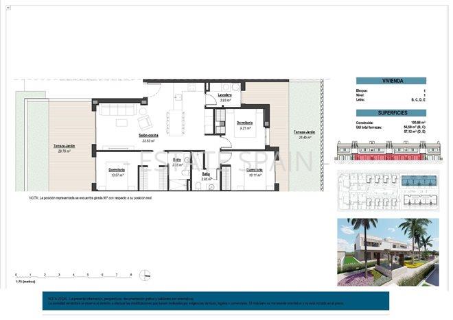 Бунгало в Лос-Алькасарес 100 м2 №BL25109B05A8  - Продажа - 11 preview